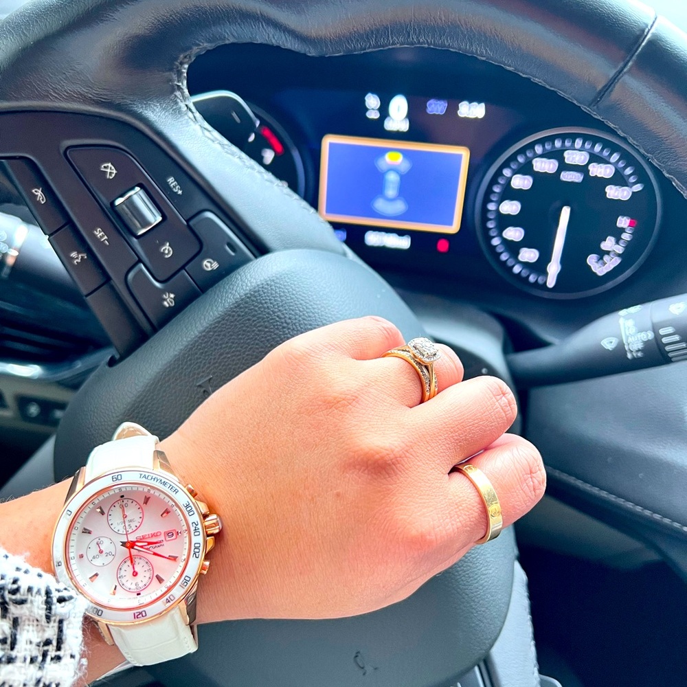 Seiko sportura chronograph SNDX99P1 women watch